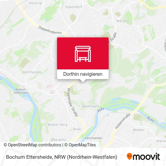 Bochum Ettersheide Karte