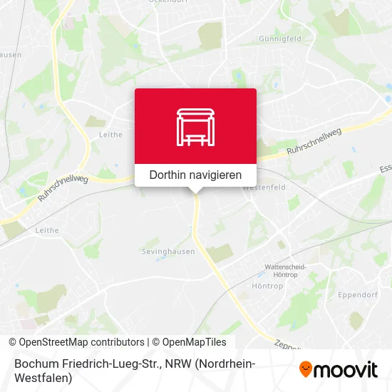 Bochum Friedrich-Lueg-Str. Karte