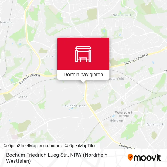 Bochum Friedrich-Lueg-Str. Karte