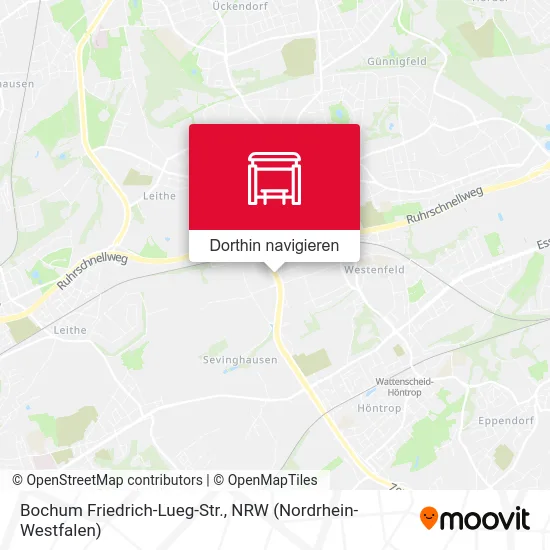 Bochum Friedrich-Lueg-Str. Karte