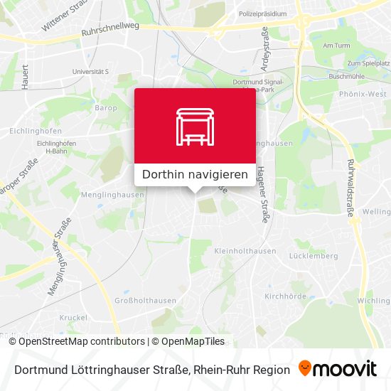 Dortmund Löttringhauser Straße Karte