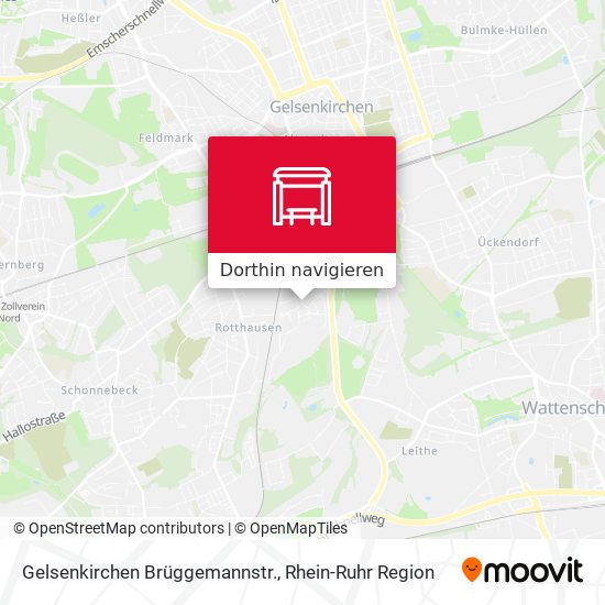 Gelsenkirchen Brüggemannstr. Karte
