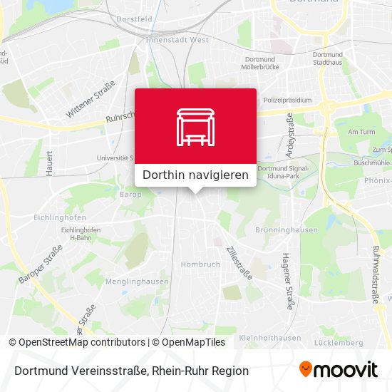 Dortmund Vereinsstraße Karte