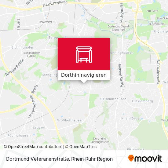 Dortmund Veteranenstraße Karte