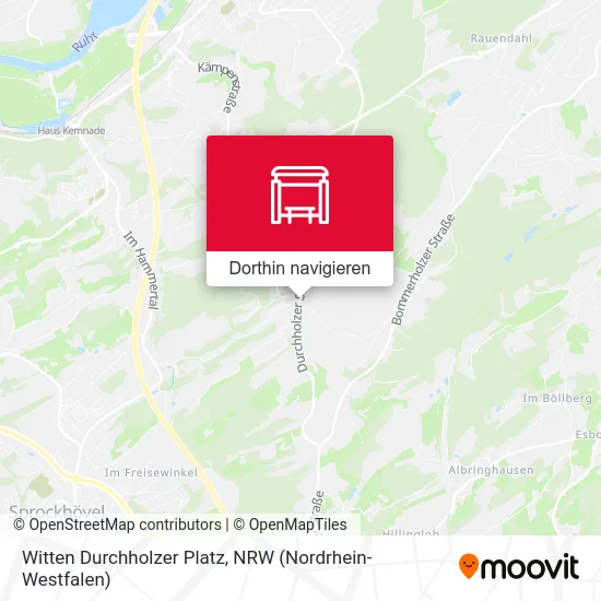 Witten Durchholzer Platz Karte