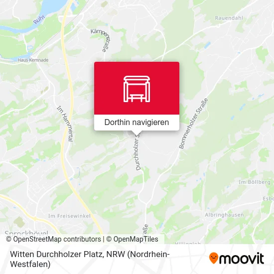 Witten Durchholzer Platz Karte