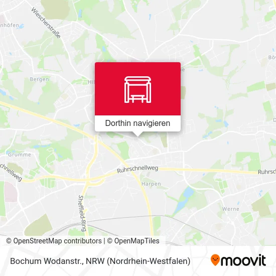 Bochum Wodanstr. Karte