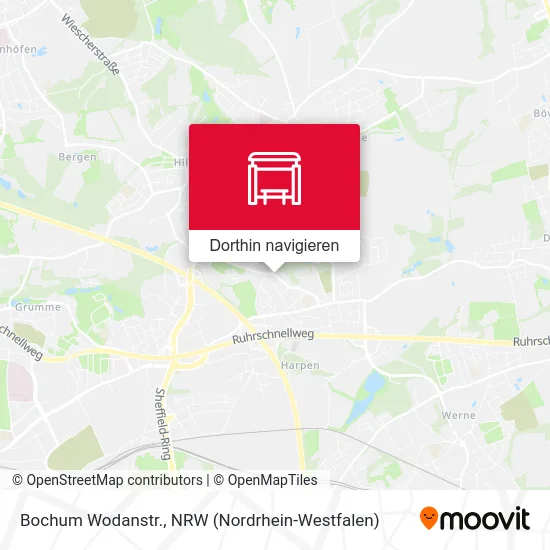 Bochum Wodanstr. Karte