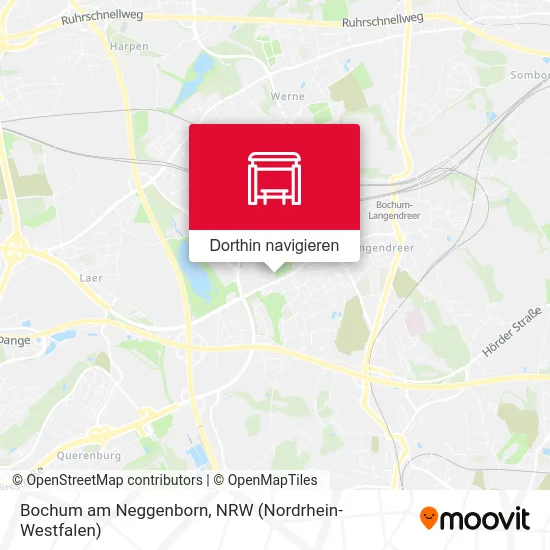 Bochum am Neggenborn Karte