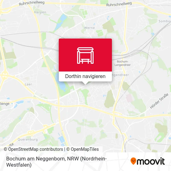 Bochum am Neggenborn Karte