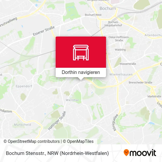 Bochum Stensstr. Karte