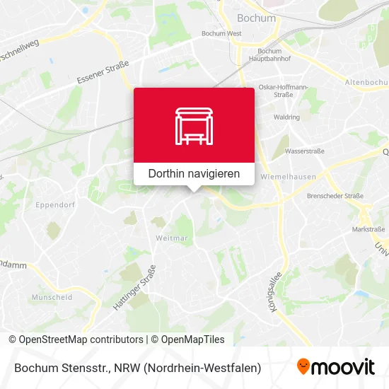 Bochum Stensstr. Karte