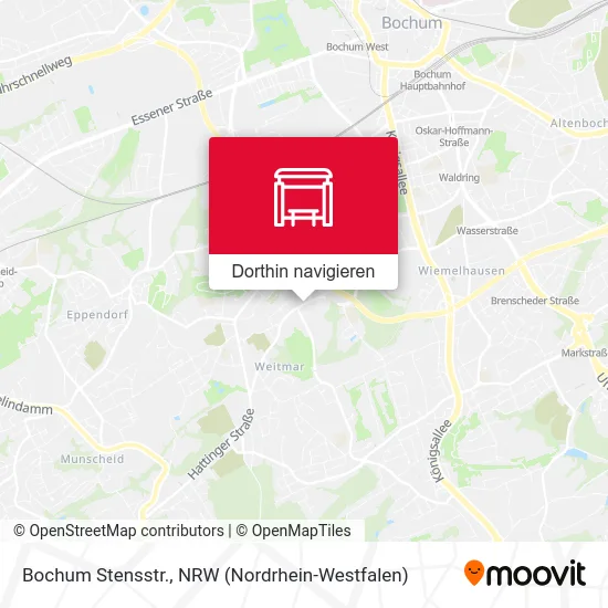 Bochum Stensstr. Karte