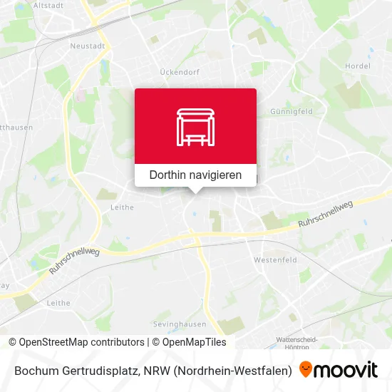Bochum Gertrudisplatz Karte
