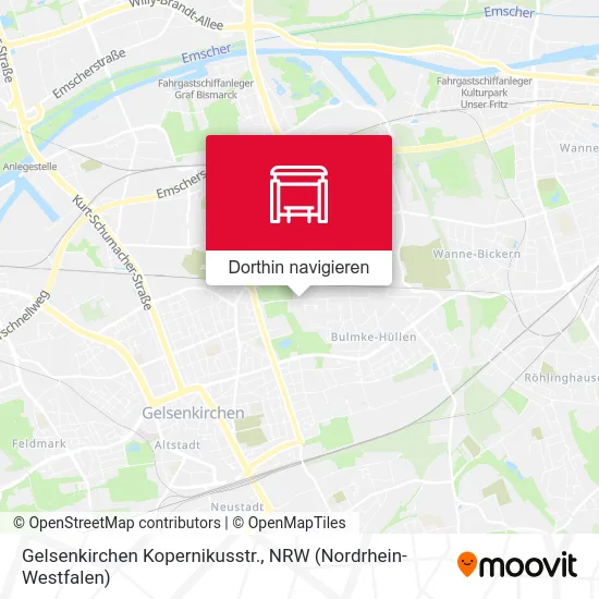 Gelsenkirchen Kopernikusstr. Karte