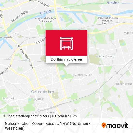 Gelsenkirchen Kopernikusstr. Karte