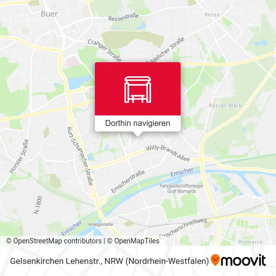 Gelsenkirchen Lehenstr. Karte