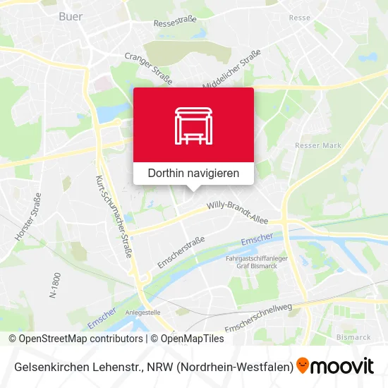 Gelsenkirchen Lehenstr. Karte