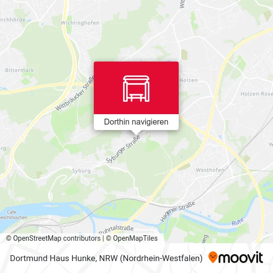Dortmund Haus Hunke Karte