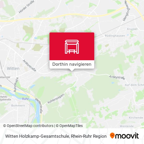 Witten Holzkamp-Gesamtschule Karte