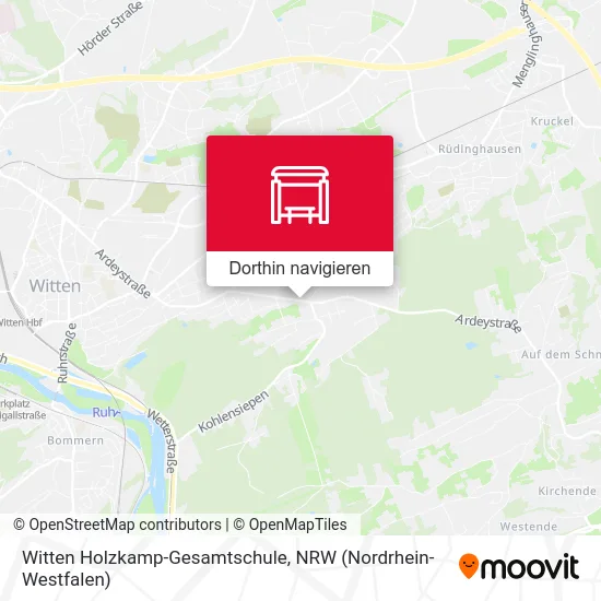 Witten Holzkamp-Gesamtschule Karte