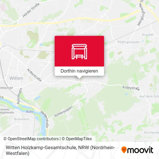 Witten Holzkamp-Gesamtschule Karte