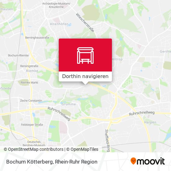 Bochum Kötterberg Karte