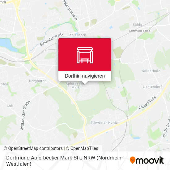 Dortmund Aplerbecker-Mark-Str. Karte