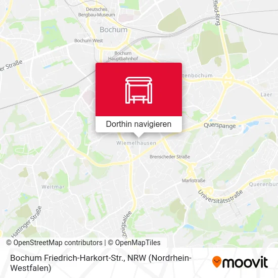 Bochum Friedrich-Harkort-Str. Karte