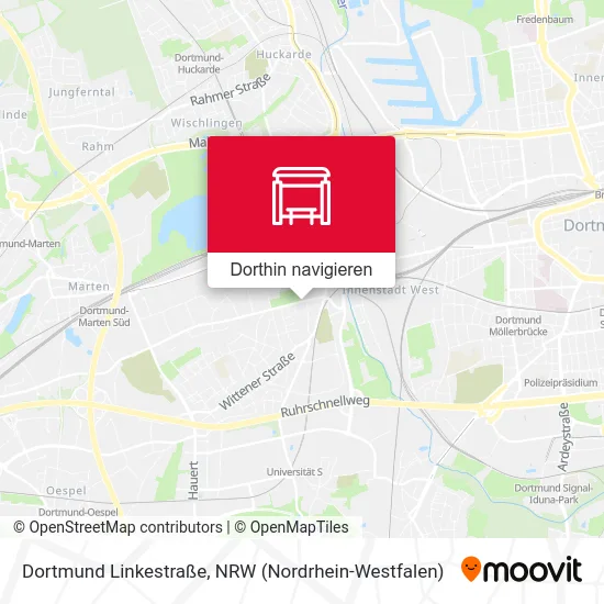Dortmund Linkestraße Karte