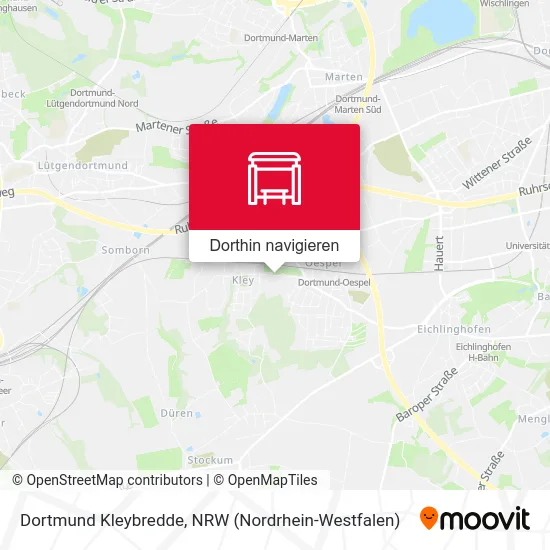 Dortmund Kleybredde Karte