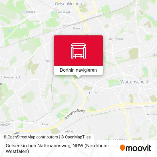 Gelsenkirchen Nattmannsweg Karte