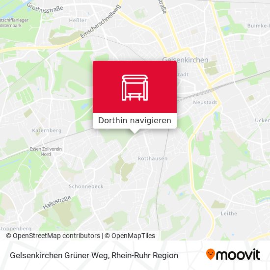 Gelsenkirchen Grüner Weg Karte
