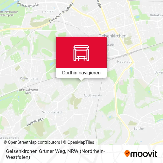 Gelsenkirchen Grüner Weg Karte