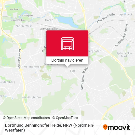 Dortmund Benninghofer Heide Karte