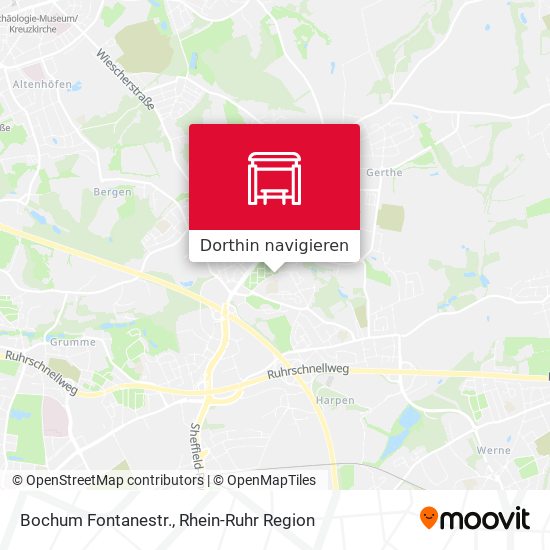 Bochum Fontanestr. Karte