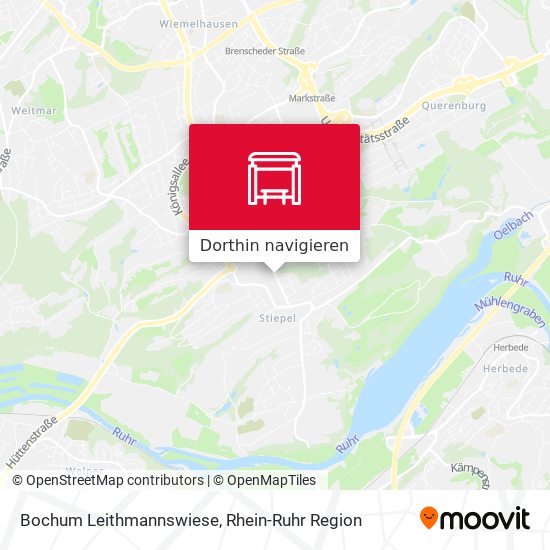 Bochum Leithmannswiese Karte