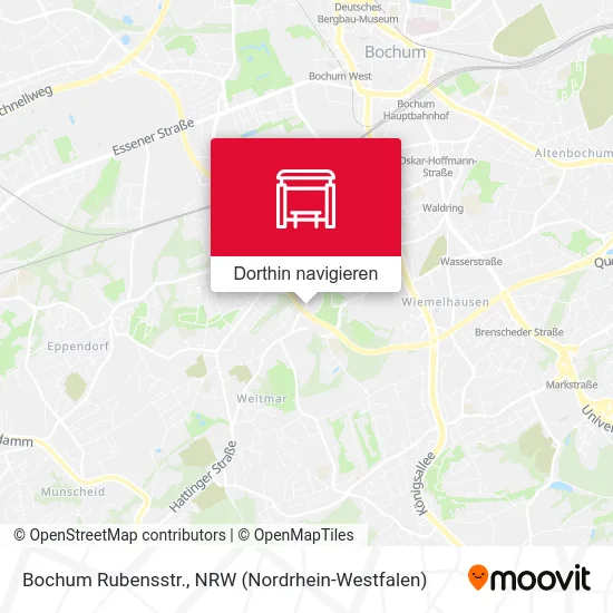 Bochum Rubensstr. Karte