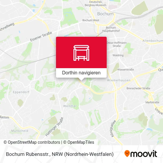 Bochum Rubensstr. Karte