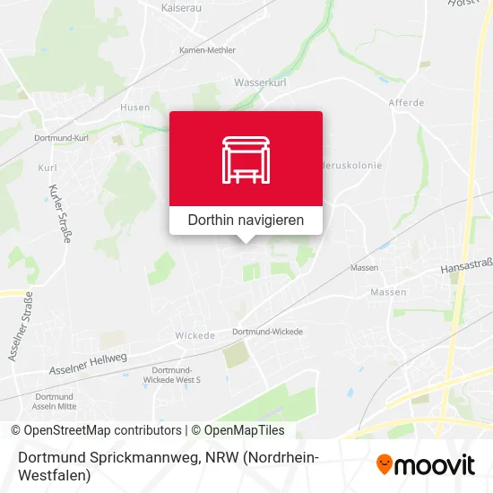Dortmund Sprickmannweg Karte