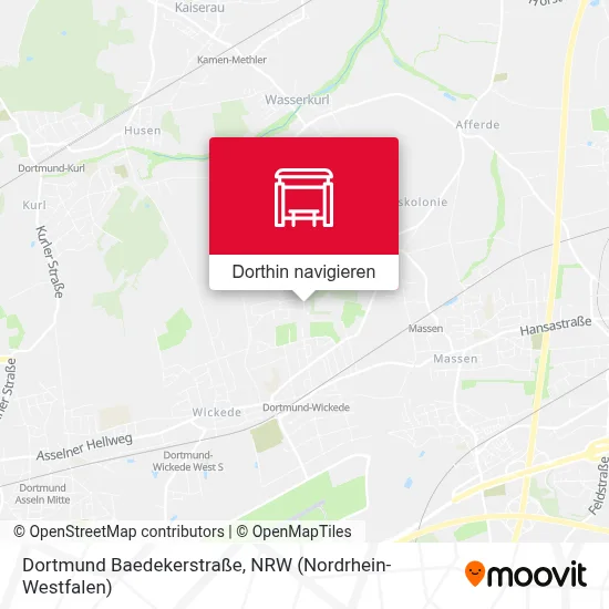 Dortmund Baedekerstraße Karte