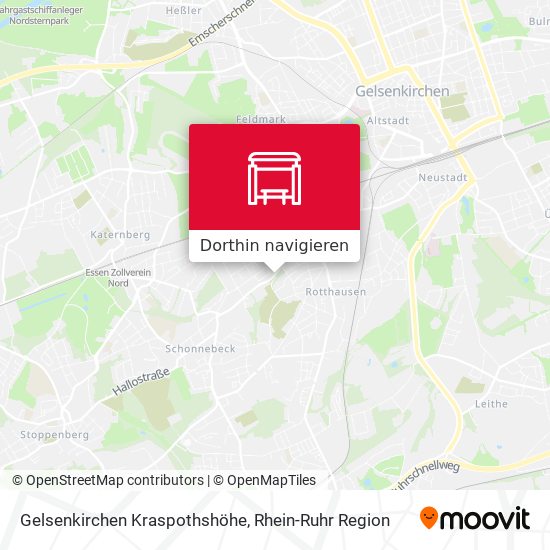 Gelsenkirchen Kraspothshöhe Karte