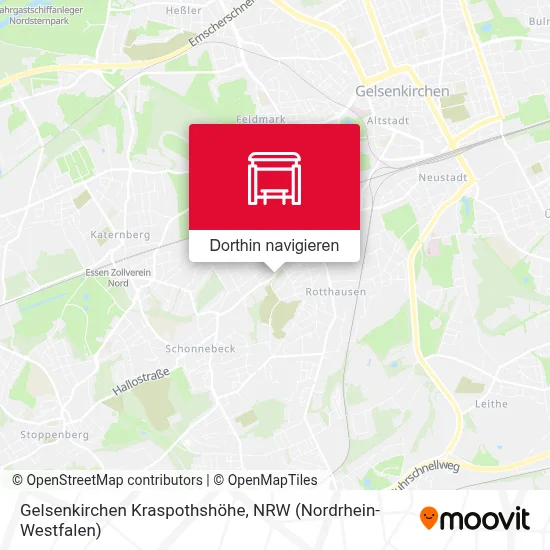 Gelsenkirchen Kraspothshöhe Karte