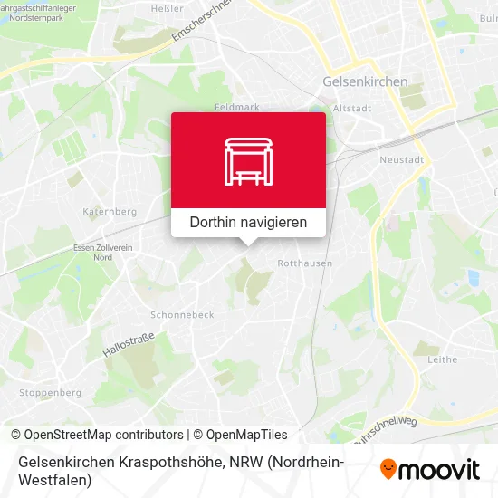 Gelsenkirchen Kraspothshöhe Karte
