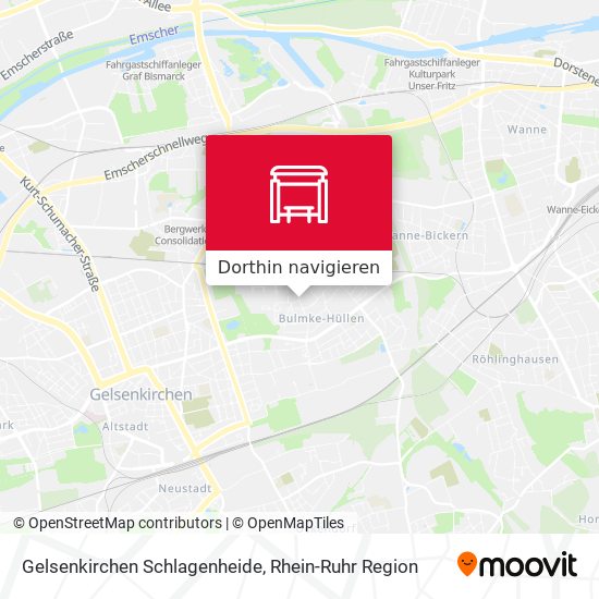 Gelsenkirchen Schlagenheide Karte