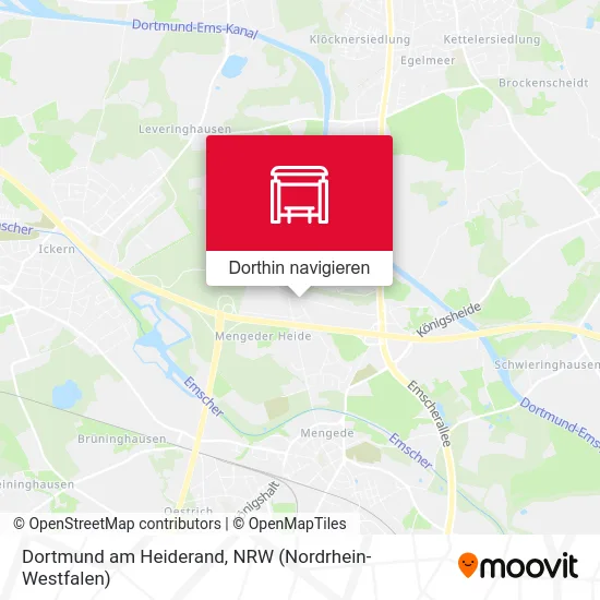 Dortmund am Heiderand Karte