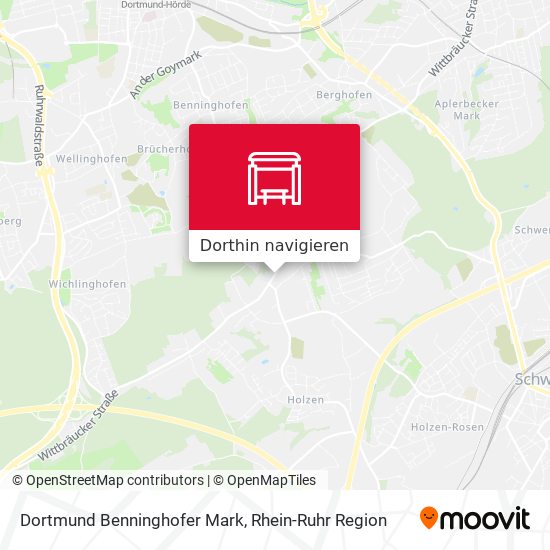 Dortmund Benninghofer Mark Karte