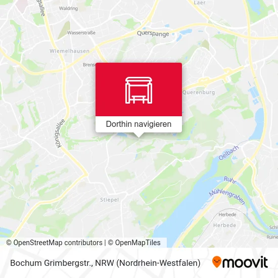 Bochum Grimbergstr. Karte