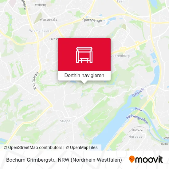 Bochum Grimbergstr. Karte