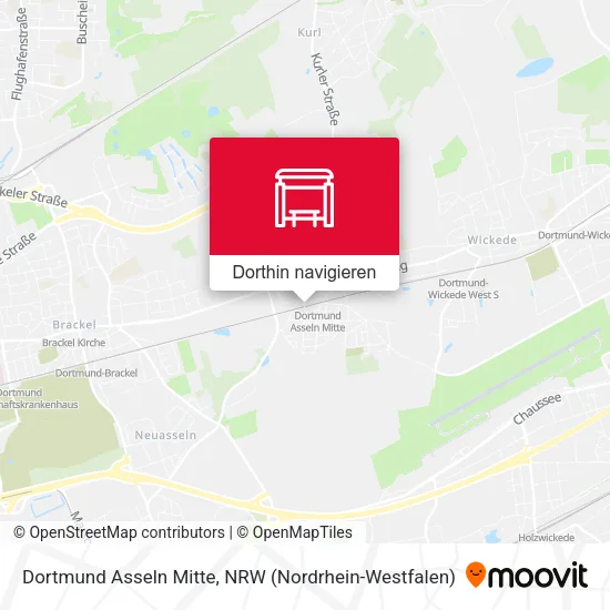 Dortmund Asseln Mitte Karte